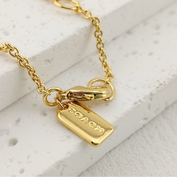 Coach Gold Snoopy Necklace with Star Charm - Picture 3 of 7